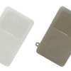 iPod classic専用シリコンケース（左からクリア/ブラック）の画像