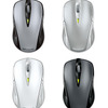 Wireless Notebook Laser Mouse 70001（左上から時計回りに、チタニウムシルバー/アルミニウムシルバー/カーボンブラック/セラミックホワイト）の画像