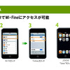 「Wi-Fine」へのアクセスの画像