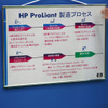 HP ProLiantの製造プロセス。組み立てから各種テスト、インストール、梱包・出荷まで、すべて昭島工場の2Fで行われる。の画像