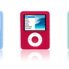 SportGrip for iPod nano（左からブルー/レッド/グリーン）の画像