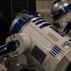 こちらはのけぞり状態。こちらは展示機で、通常ポーズとのけぞりポーズの2台が展示してあった。のけぞりの方はちょっとR2-D2っぽくない感じの画像