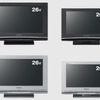 【左】TH-26LX80（上からブラック/シルバー）【右】TH-20LX80（上からブラック/シルバー）の画像