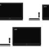 AQUOS Xシリーズ（左上から時計回りに、LC-42XJ1/LC-37XJ1/LC-46XJ1）の画像