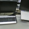 ノートPCアームとキーボードアーム使用時の画像
