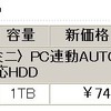 値下げ表（税別）の画像