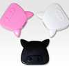 PRETTY PIG USB/AC ADAPTER（左上から時計回りに、ピンク/ホワイト/ブラック）の画像
