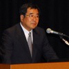 　富士通のプライベートイベント「富士通フォーラム 2008」では、同社の代表取締役社長の黒川博昭氏が基調講演「フィールド・イノベーションを加速する」を行った。の画像