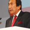 ドコモ代表取締役社長の中村維夫氏の画像