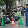 7月10日午後の表参道店の様子（発売日前日）の画像
