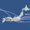 バックボーンMAP　2008年6月20日現在の画像