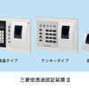 指透過認証装置のタイプの画像