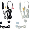 Car Audio and Video cable for iPod（左からブラック/ホワイト）の画像