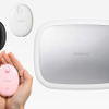 【左】昨年モデルの充電式カイロ【右】昨年モデルの充電式ポータブルウォーマーの画像