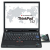 同社初の指紋センサー搭載モデルも用意されたThinkPad T42。CPUは、Pentium M 745（1.8GHz）/735（1.7GHz）/725（1.6GHz）を選択可能の画像