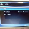 webカメラ設定画面（「PC CAM」を選択）の画像