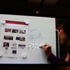 ホワイトボードに書きながらのビデオ会議もストレスなく進行可能だの画像
