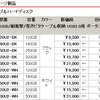 製品の新価格（消費税含まず）の画像
