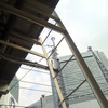 新橋駅構内に設置されていたUQ Com基地局のGPSアンテナの画像