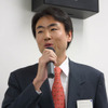 講演を行う総務省 情報通信政策局 地域放送課の田口和博氏。連携の必要性や、ケーブルテレビというブランドを消費者に浸透させる必要性を語ったの画像