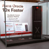 会場入り口や受付にも「Oracle Exadata」が展示されていたの画像