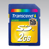 2Gバイトの150倍速SDメモリーカード「TS2GSD150」の画像