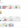 分析結果として出力可能なグラフを選ぶメニュー。競合商品名によるレーダーチャートなども出力できるの画像