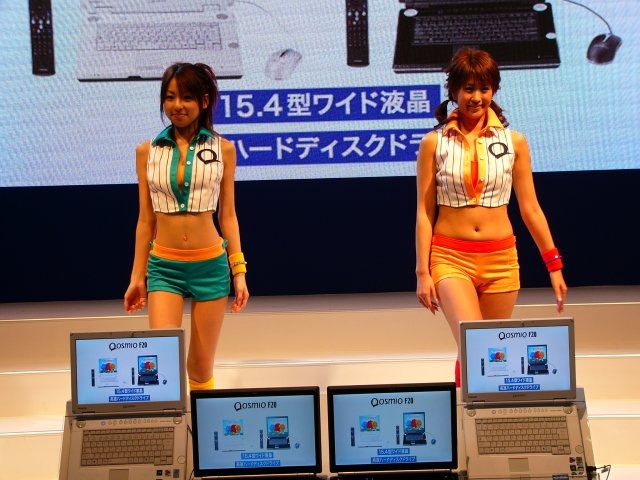 【WPC 2005】東芝、HD DVDや燃料電池などの先進技術から「Qosmio」や「gigashot」まで