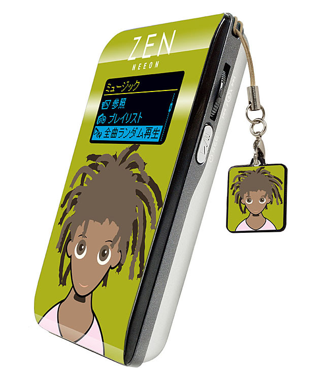 クリエイティブ、有機EL採用のメモリプレーヤー「Zen Neeon 2GB/1GB/512MB」 専用スキンも同時発売
