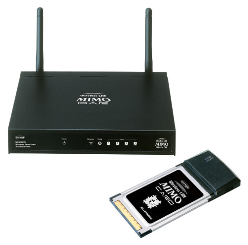 コレガ、「True MIMO」を採用し最大108Mbpsの無線LANアクセスポイントを発売