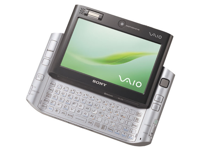 ソニー、520gで文庫本サイズのXP搭載超小型PC「VAIO type U」を発表