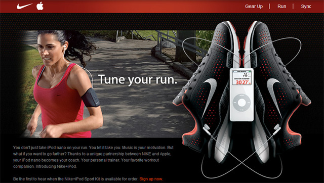 ナイキとアップルが提携、iPodとシューズが通信する「Nike+iPod Sports Kit」を発売