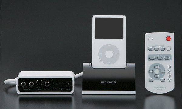 マランツ、iPodとAV機器を接続するリモコン付き専用ドック「IS201」