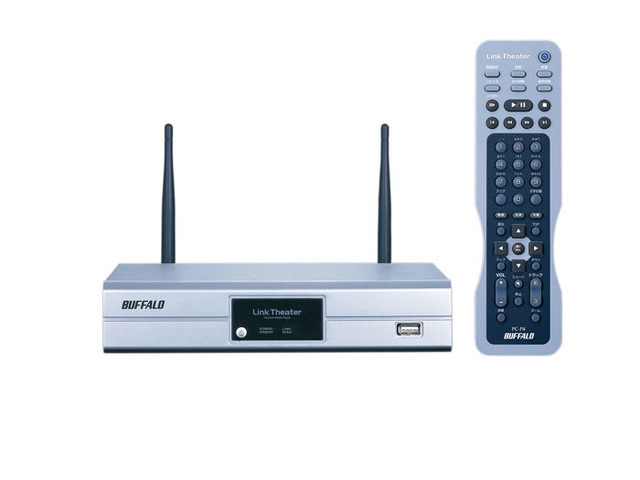 バッファロー、IEEE802.11a/b/g無線LAN対応のネットワークメディアプレーヤー