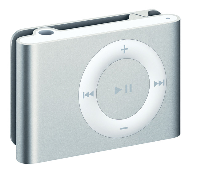 「iPod shuffle」の新モデルはアルミボディーでクリップ型