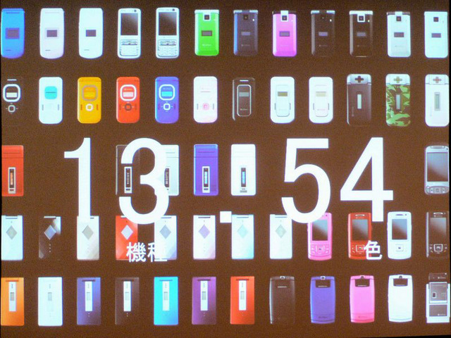 【速報・更新】ボーダフォン、秋冬商戦に向け13モデル54色を発表〜隠し球も