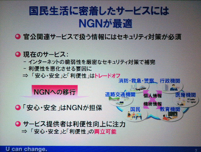NEC、行政サービスや医療、災害対策などにもNGNを積極的に導入