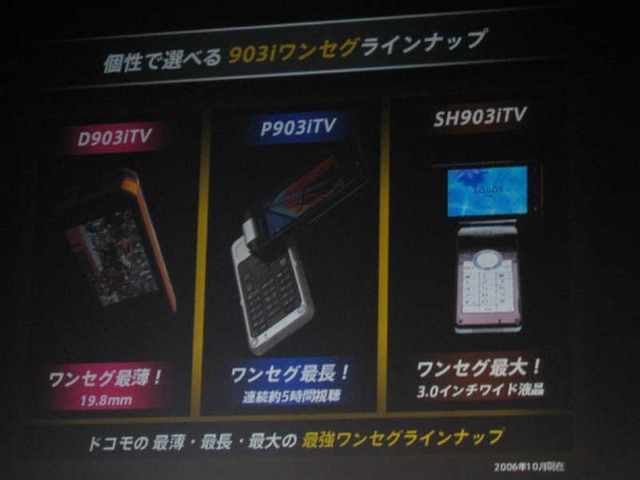 MNPに向け“攻めるドコモ” -「FOMA 903iシリーズ」を発表