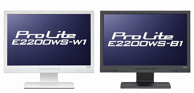 iiyama、22型WSXGA+対応のスピーカー内蔵液晶ディスプレイ
