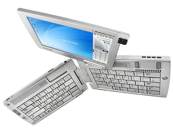 韓国サムスン、折りたたみ式キーボードとモバイルWiMAXを搭載した560gのモバイルPC