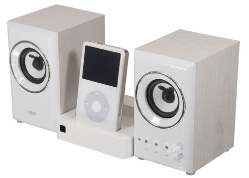 コレガ、Wireless Dock for iPodとサンワサプライ製スピーカーのセットモデル