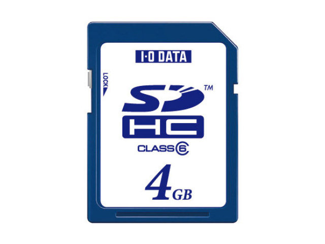 アイ・オー、大容量8Gバイトと超高速4GバイトのSDHCメモリーカード
