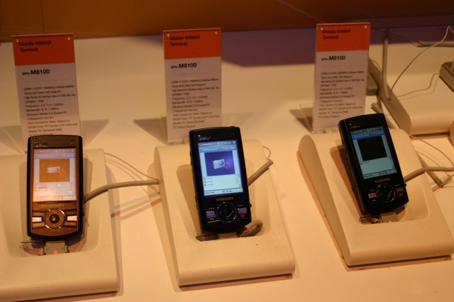 【CES 2007(Vol.12)】サムスンのWiMAX端末の展示と実験