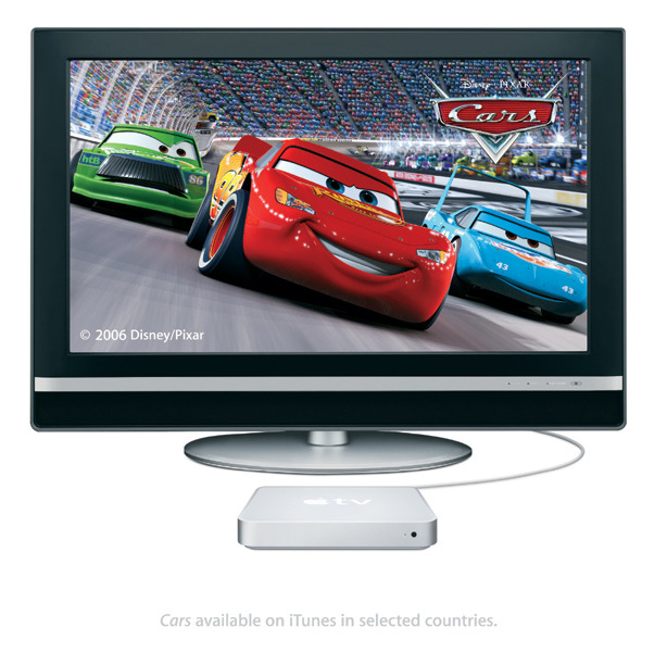 アップル、PCのiTunesコンテンツをTVでワイヤレス受信できるユニット「Apple TV」