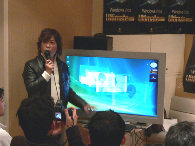 【Vista発売イベント Vol.11】実はフリーソフト作家の古谷徹さん