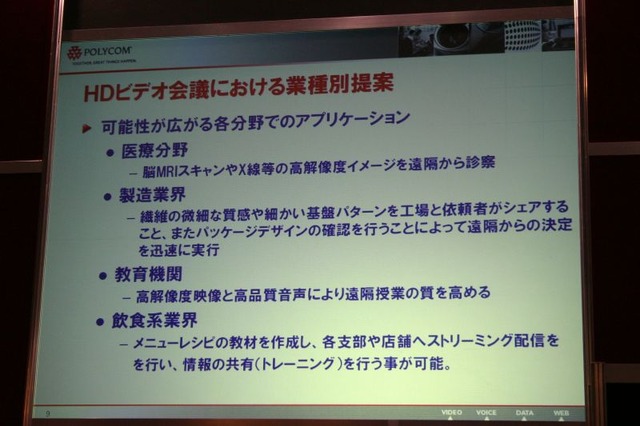 【NET＆COM 2007 Vol.2】テレビ会議システムにおけるハイビジョン品質の必要性は？