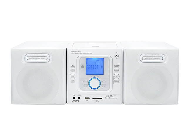 KFE、CDやラジオをUSBメモリやSDカードにMP3録音可能なSD/CDミニコンポ