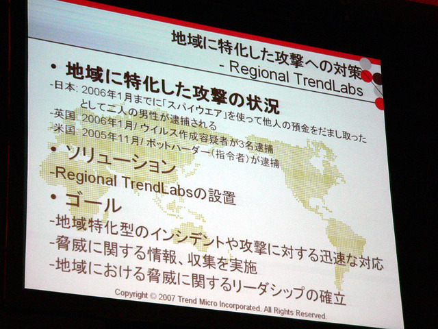 トレンドマイクロ、日本に地域密着研究拠点を開設——2007年度戦略発表会