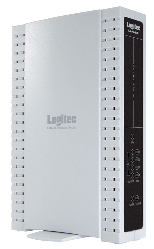 ロジテック、USB2.0無線LANアダプタセットのブロードバンドルータ