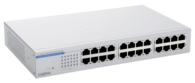 ロジテック、USB2.0無線LANアダプタセットのブロードバンドルータ